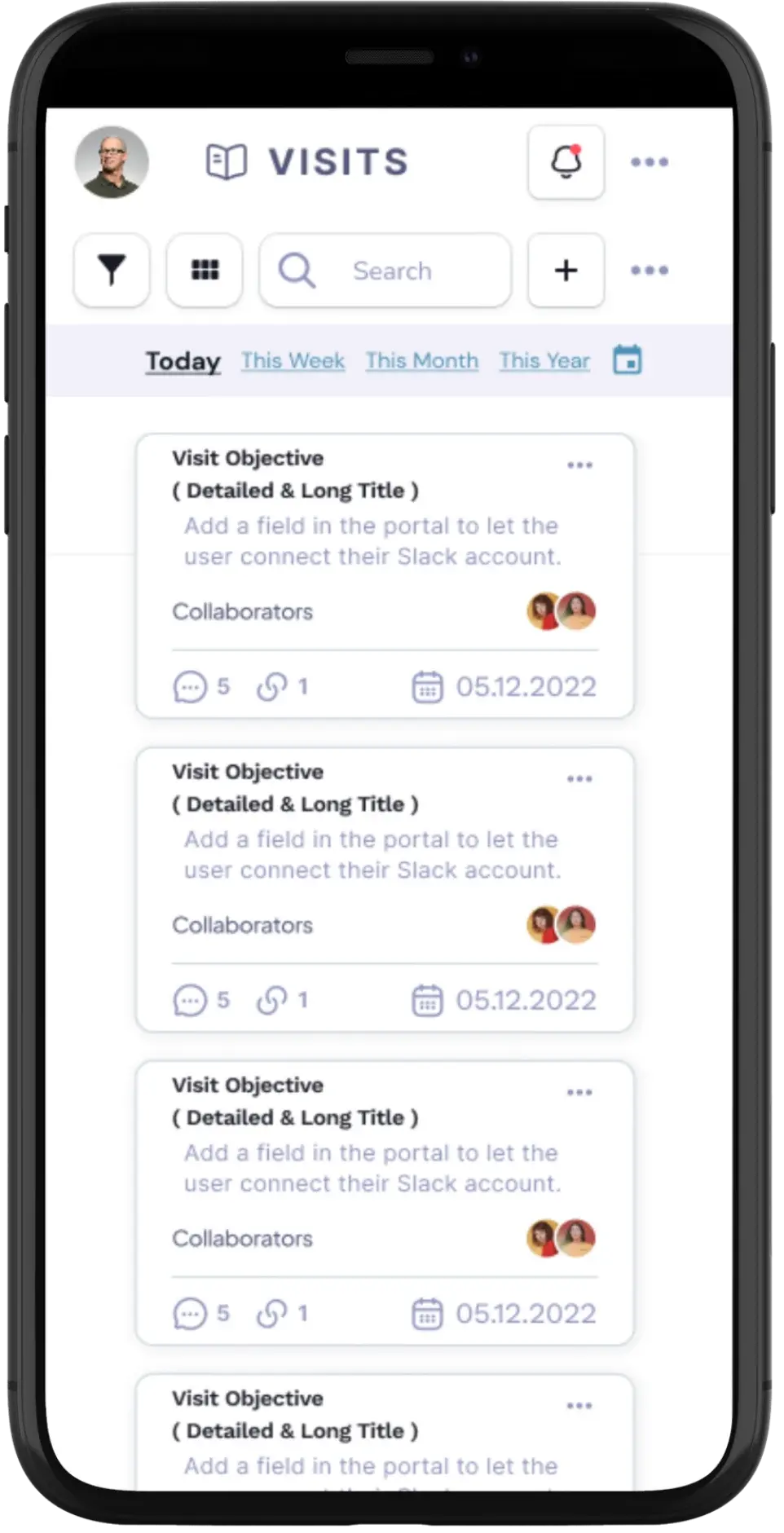 Aksia platform on mobile