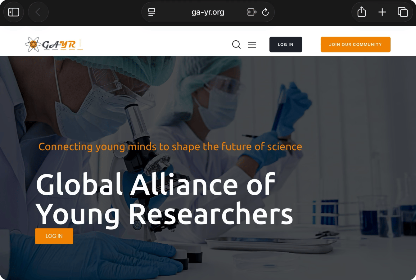 GAYR about us website experience