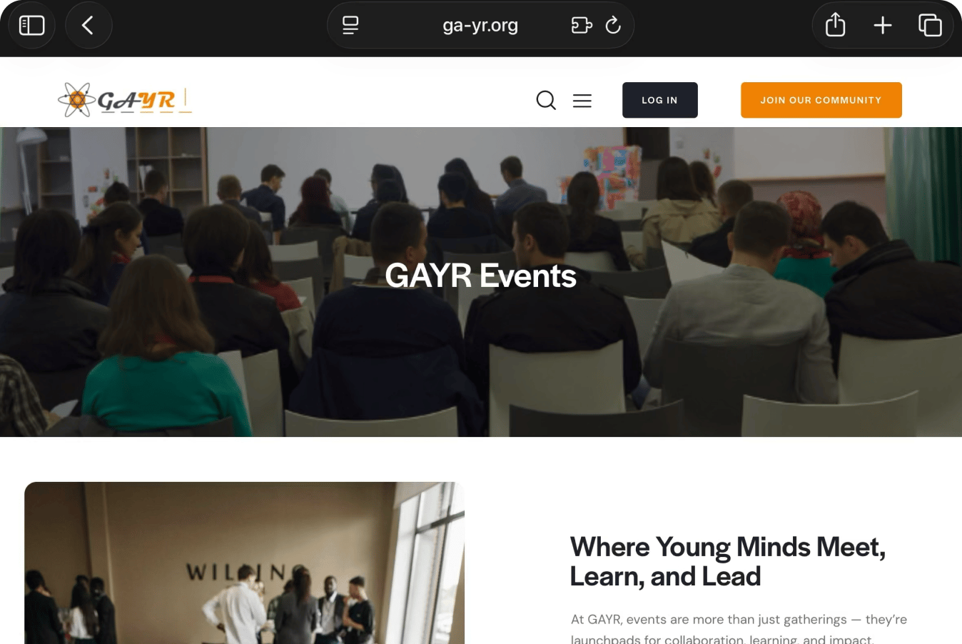 GAYR blogs website experience
