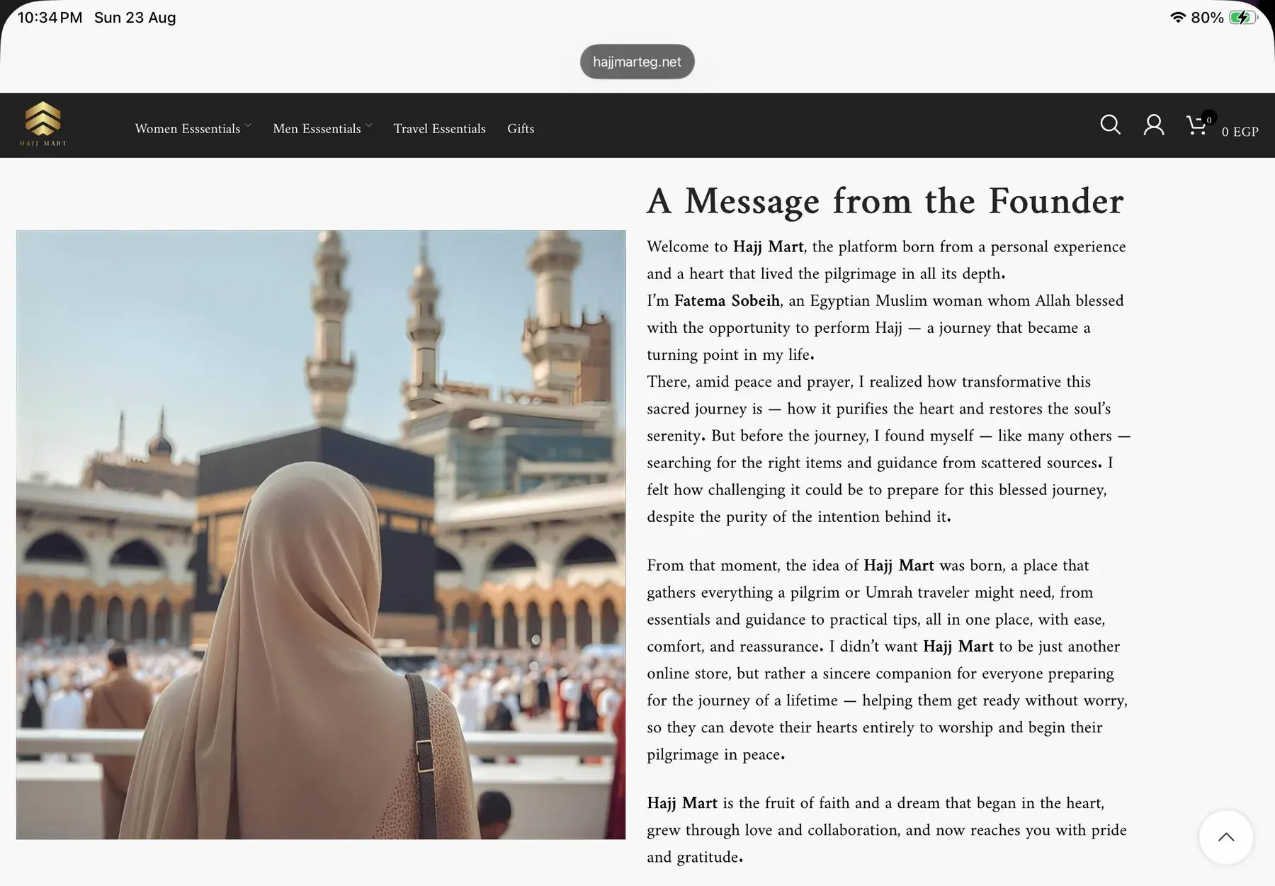 Hajj Mart About us page