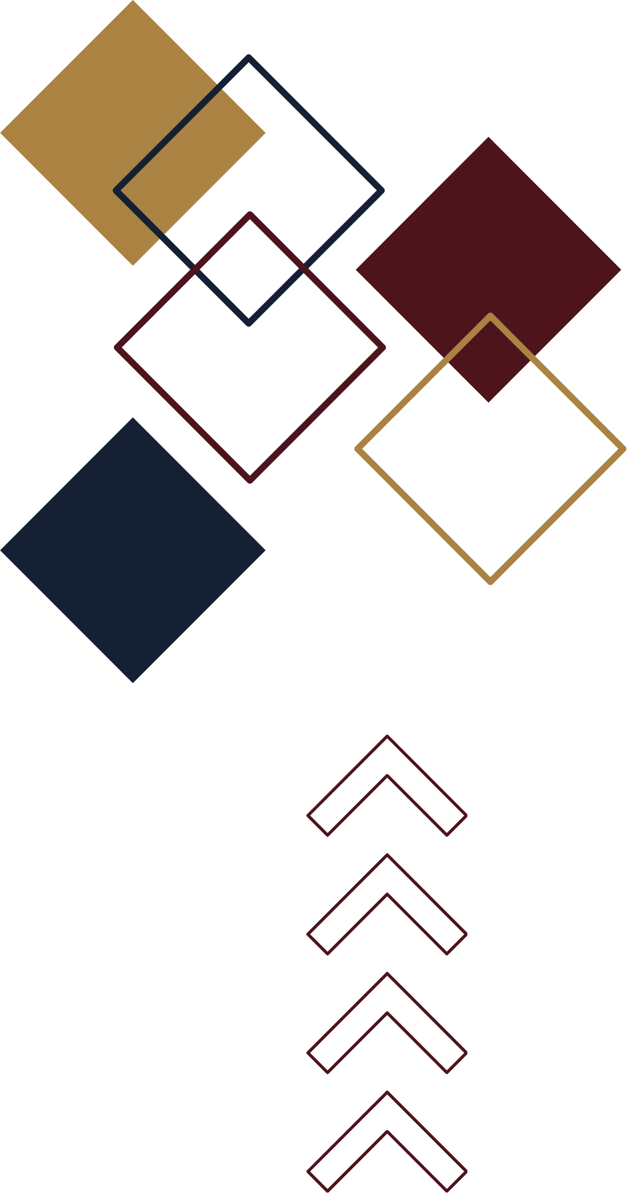 Directional arrow detail from the ORO visual language